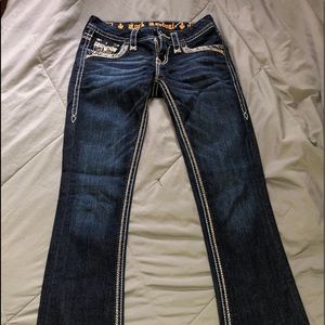 Rock Revival dark boot cut jeans size 23